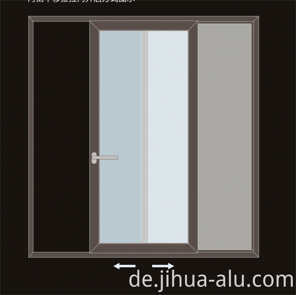 Stuttgart 78 European Standard Aluminum Interior Sliding Door